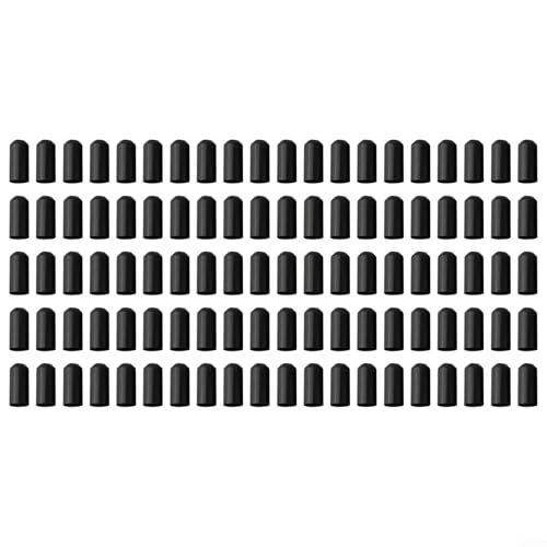 Solaughguy 100 tapas de extremo retráctil, tapa termorretráctil, tubo termorretráctil, resistente al agua, poliolefina, tapa de tubo termorretráctil (20 x 45 mm)