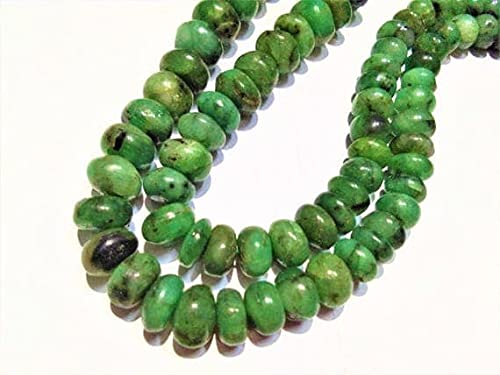 Perles émeraude naturelle 5-9mm pour créer votre collier de mariage bohème