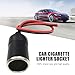 Cigarettes Extension Cord - Vehicle Charger Extension Cable, Flexible 12V Adapter Cord | Sturdy Plug For Automotive Devices, Extra-Length Wire For RVs, Camping, And Needs