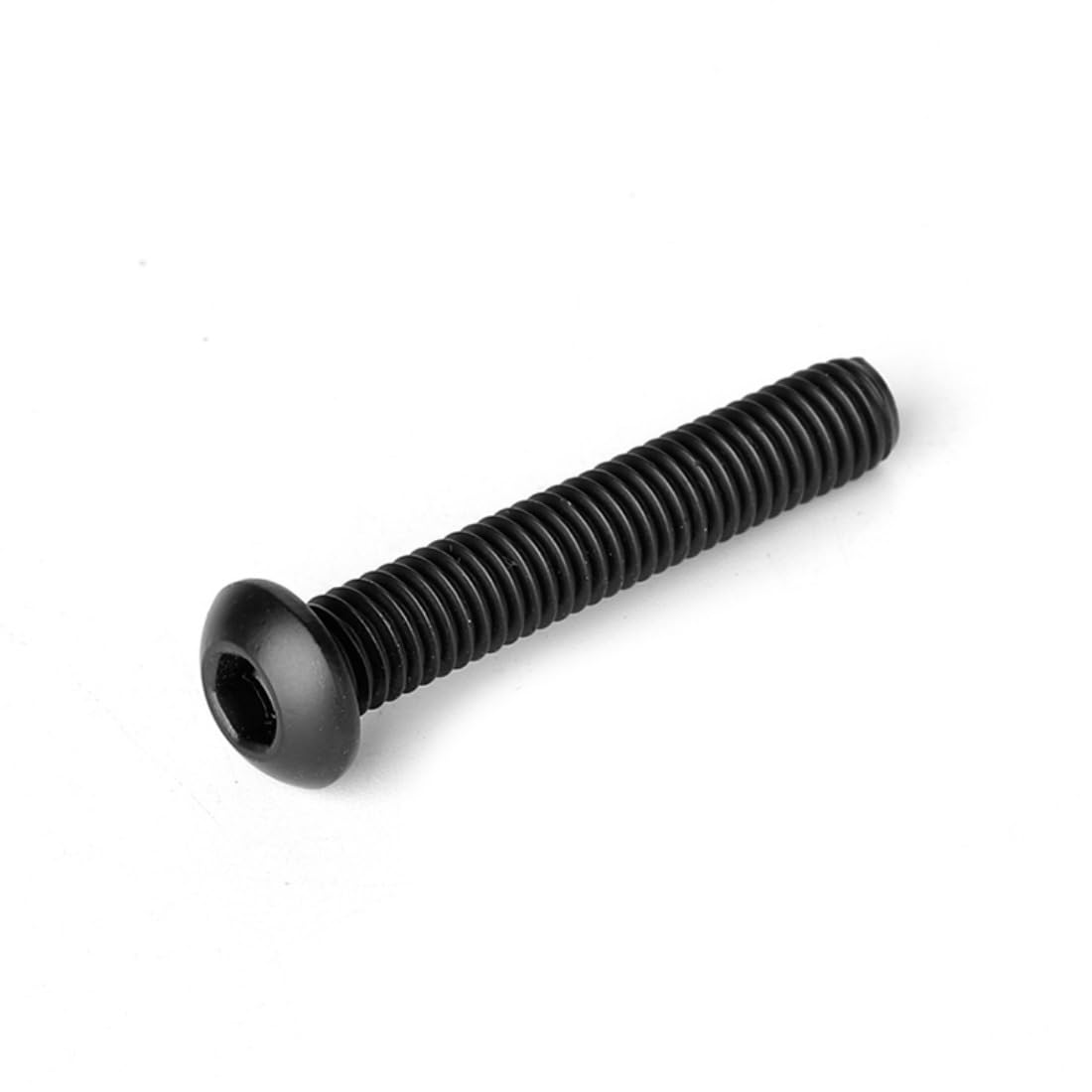 M3枚 Amazon | 50本入 丸頭小ボルトM3 六角穴付き丸型ヘッド小ねじ 黒