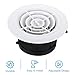 Home and Garden Parts 4 Inch Round Air Vent 2pcs Adjustable Grill Soffit Vent with Screen Rotate Type #CN/251024/06434