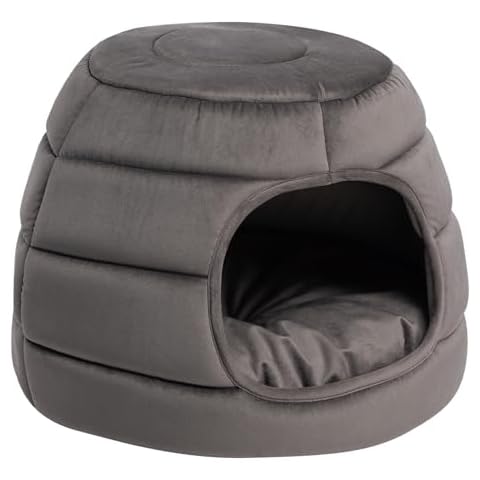 Hollypet Cat Bed with Removable Pillow Cover