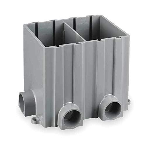 Floor Box,PVC,Rectangular,2-Gang - HUBBELL WIRING DEVICE-KELLEMS PFBRG2