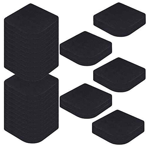 GZLCEU 30 Stück Anti-Vibrations-Pads Waschmaschinenunterlage, Antivibrationsmatte Gummi Stille Füße Pads für Waschmaschinen, Trocknern, Kühlschränken (7,7 * 7,7 * 0,6)