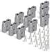 Dent-de-lion Battery Connector 600V 50A 50Amp Battery Quick Connection Plug Connector for Car Van Modes Motorcycle 10Pcs