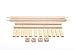 GONCHAROFF Tapestry Scroll Embroidery Frames from Organic Beech; with– 3 Variations of Sizes (S/M/L)