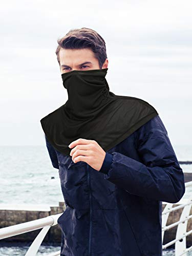 Image of SATINIOR 3 Piece Balaclava Face Cover Sun Protection Neck Cover Summer Balaclava for Men Women Outdoor Sports UV Protector
