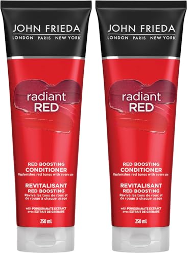 John Frieda Radiant Red Boosting Conditioner, 250 ml (Pack of 2)