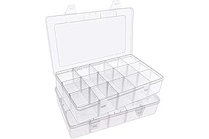 Divided Tray Storage Organization with Adjustable Sections