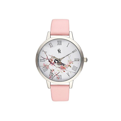 Charlotte Raffaelli Mixte Adulte Analogique Quartz Montre avec Bracelet en Cuir CRA001