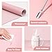Subay Nail Art Table Mat, (MAT ONLY) Soft Microfiber PU Leather Nail Hand Rest for Nail Arm Rest Cushion, Foldable Nail Art Rest Pillow Manicure Pad Desk Mat - Pink