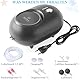 FEDOUR 6W Aquarium Luftpumpe mit Ozon, Leistungsstarke Einstellbare Sauerstoffpumpe für Aquarien bis zu 1200L, Leiser Aquarium-Luftsprudler