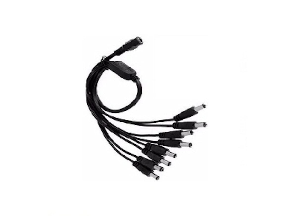 Propart4pcs x Power Splitter Cable from 1 Fem. to 8 Male