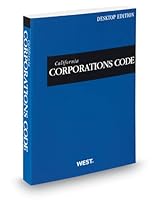 California Corporations Code, 2020 ed. 0314948805 Book Cover