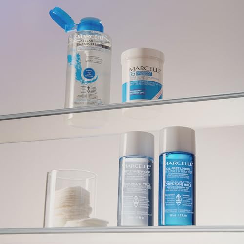 marcelle gentle eye make-up remover pads sensitive eyes waterproof makeup removal hypoallergenic fragrance-free paraben-free alcohol-free cruelty-free 85 pads