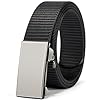 BOSTANTEN Ratchet Web Belt Men, Nylon Golf Adjustable Work Men’s Belt with Casual Pants