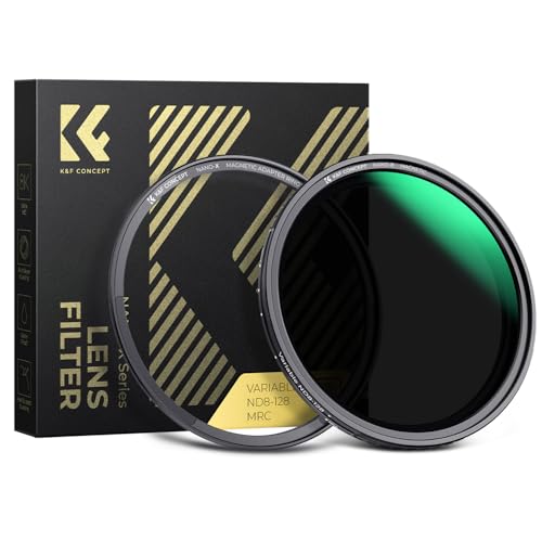 Amazon | K&F CONCEPT 82mm マグネット可変NDフィルターND8-ND128 X状