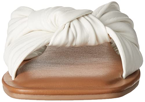 The Drop IDA-WHITE-7 Women'S Ida Bow Flat Sandal thumb #1