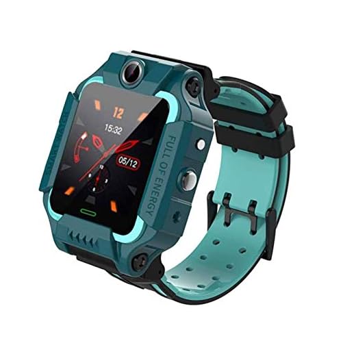 WEIJINGRIHUA Smart Watch for Kids,4G Children's Mobile Game Watches,Phone WiFi/GPS/LBS Positioning/SOS,360° Rotation,Admission Birthday Graduation Celebration. (Color : Green)