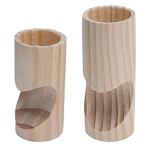 Floatant EU Holz Kerzenhalter Set für Stumpenkerzen Herzform Romantisch Valentinstag Party Dekoration Haushaltswaren Tee Kerzenhalter für Zuhause Schlafzimmer Badezimmer Hochzeit Cover