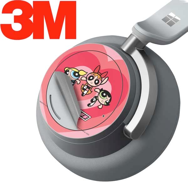 Skinit Decal Audio Skin Compatible with Surface Headphones - Officially Licensed Warner Bros Powerpuff Girls Hearts Design