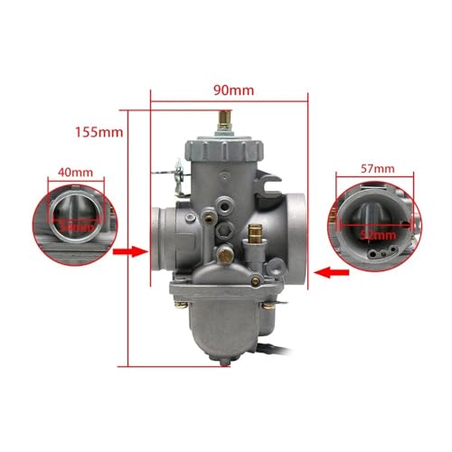 Carburador VM30 compatible con 34 mm para solucionar fallos de arranque en tu ATV 2