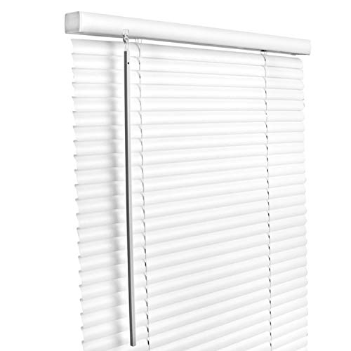 LIVING ACCENTS Vinyl 1 in. Blinds 31 in. W x 64 in. H White Cordless