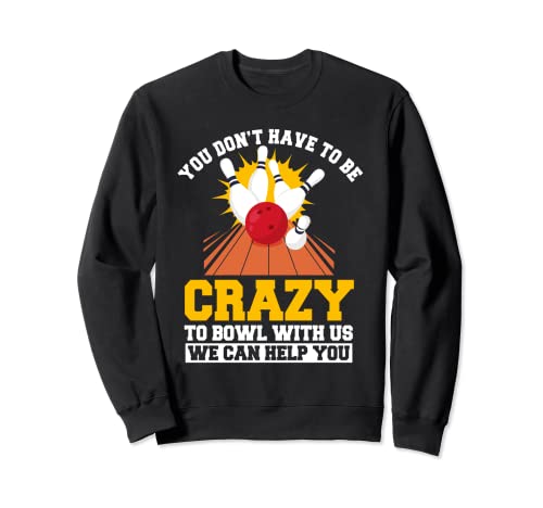 Funny Bowling Team Designs Boule de bowling Sweatshirt