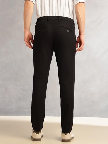 Image of Thomas Scott Men's | Straight Fit | Mid-Rise | Solid | 4 Pockets | Woven | Chinos Trouser