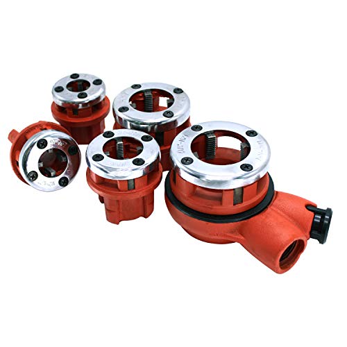 Hfs (R Ratchet Pipe Threader Kit Ratcheting Pipe Threading Tool Set (5Dies) #TOP2