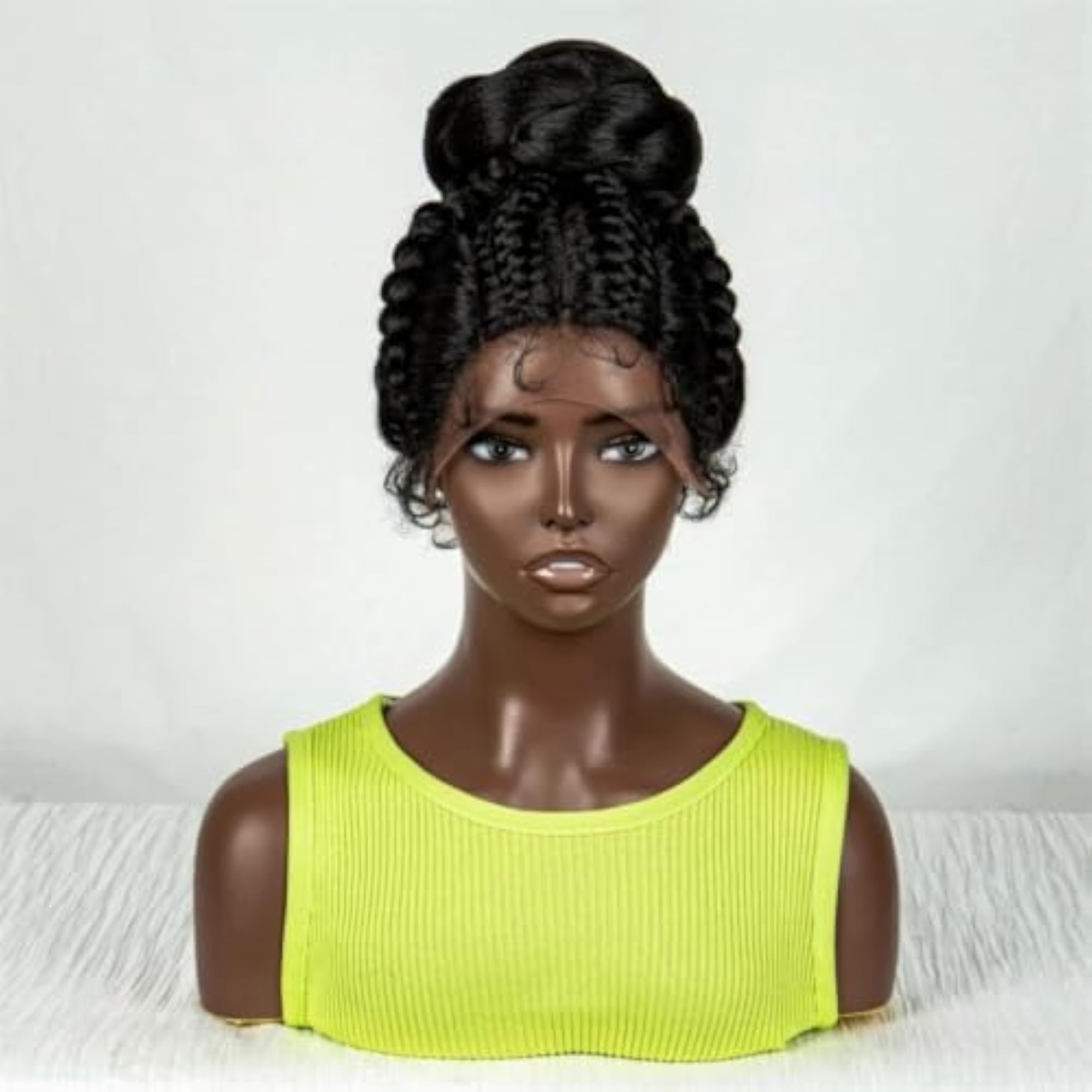 Elegant Realistic Jewelry Display Bust with Shoulders