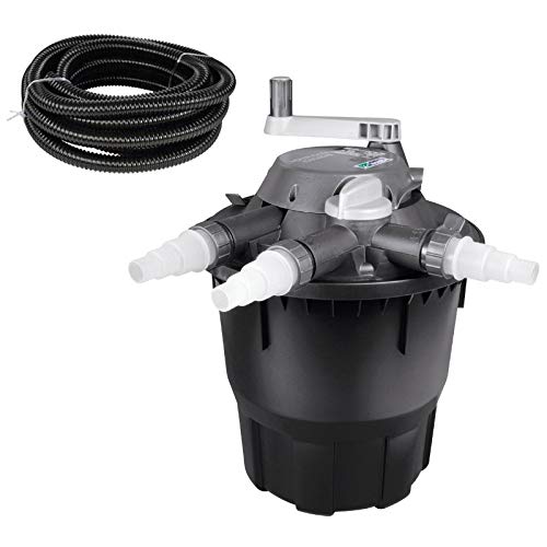 Image of Hozelock 1352 Bioforce Revolution 6000 UVC Pond Filter Pump Filtration & 5m Hose