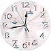 Produktbild Buy A Case Wanduhr Gym Girl Runde Uhr Silent Home Dekorative Wanduhr Arabische Ziffern Indoor Home/Office/School Clock 9,8 Zoll