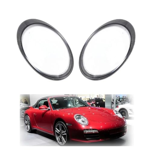 Coque lentille jeu phares gauche transparent Carrera 911 solution usure - 4