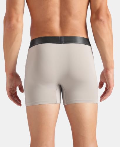 Image of Jockey IC28 Men Tactel Microfiber Elastane Stretch Solid Trunk with Moisture Move Properties