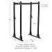 Titan Fitness X-3 Series Flat Foot Power Rack, 82