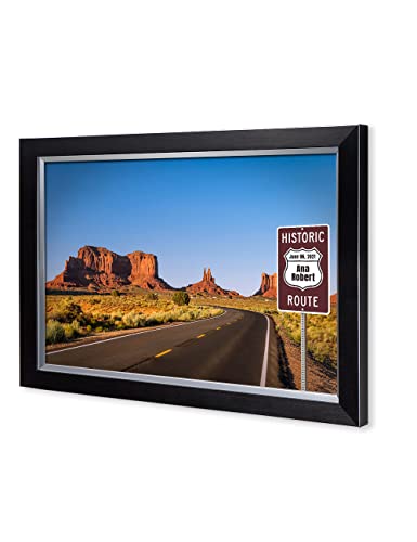 Ipic - Love Across America: Arizona Adventurers. Unique Gift For Anniversary, Wedding, Birthday. Personalized Wall Decor With Names And Date. Framed Giclee Wall Art. 33X23 #TOP1