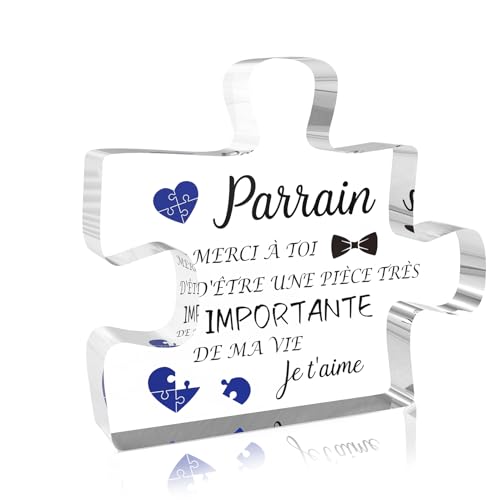Cadeau Parrain,Cadeaux pour Parrain Saint Valentin pour Homme Anniversaire Original Retraite Noel Noël,Idées Idee Cadeau Fete des Peres Personnalisé Demande...
