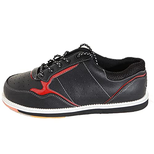 Chaussures De Bowling Pour Hommes En Cuir Synthétique - Légères, Respirantes, Confortables, Tailles 34-50