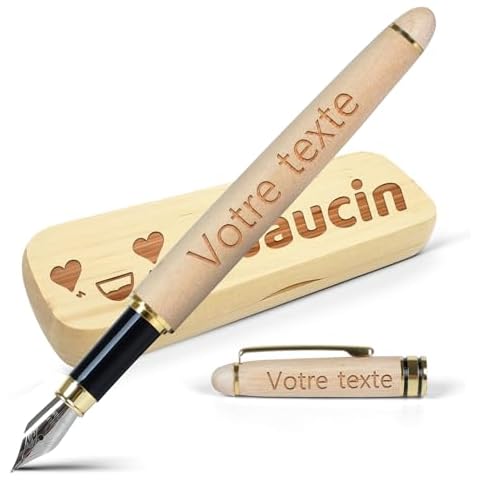 Stylo plume Jaucin en pin Cover