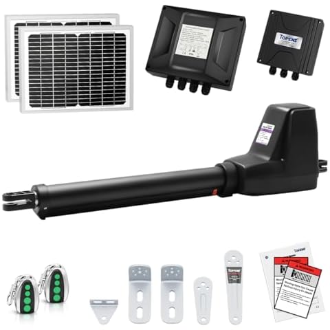 TOPENS Solar Single Swing Gate Opener Cover