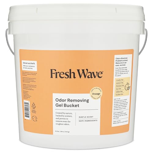 Image of Fresh Wave Odor Removing Gel Bucket, 15.5 lb. (248 oz.) | Orange Scent Refill