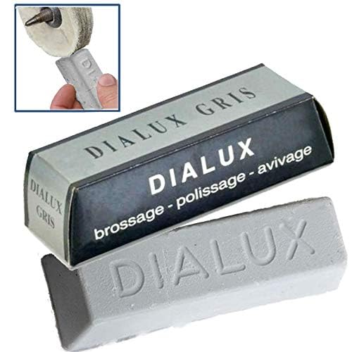 Dialux Gray Polishing Compound Rouge Dialux Gris Stainless Steel Grey Polish Bar - Image 6