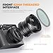 Freewell 1.5X Telephoto Lens Compatible with Fuji X100VI X100V – Enhanced Zoom & Lightweight Design-Black