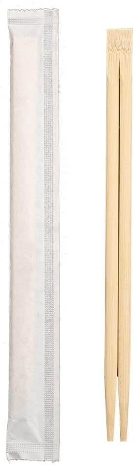 25 PAIR BAMBOO CHOPSTICK PAPER WRAPPED