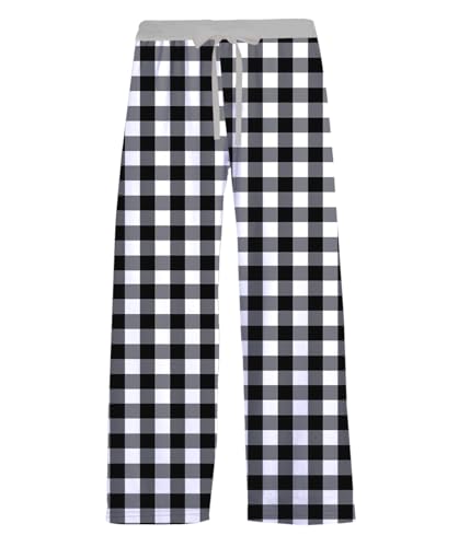 Image of Remimi Girl Boy Plaid Pants Drawstring Summer Casual Loose Bottoms 5-14 Years
