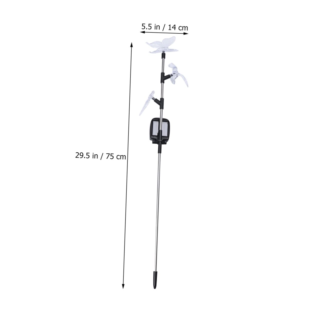 Lámpara LED para jardín, luces LED solares para exteriores, luces solares con estaca, luces para paisajes, lámpara para jardín de pájaros, luz LED con estaca, lámpara pequeña, luces solares para exter