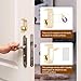 Wooden Door Chime with Brass Bells-Handcrafted Magnetic Shopkeeper's Bell for Entries.No-Tools Installation,Clear Timeless Alert Sound.Suitable for Home,Office,Shop,and Courtyard. (BBeech)
