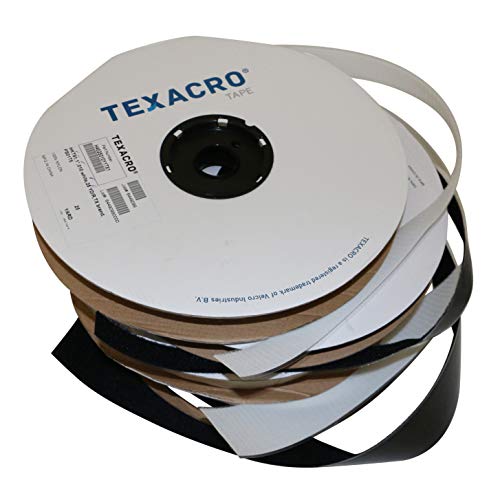 Velcro USA HOOK 70/WI125 70/71 TEXACRO Adhesive-Backed Hook-Side Only: 1\" x 75 ft. Hook-side only, White