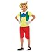 Fun Shack Disfraz de marioneta de Madera Que es un niño de Verdad para Chico. Traje de Personaje de Cuento para la Semana del Libro, Talla XL